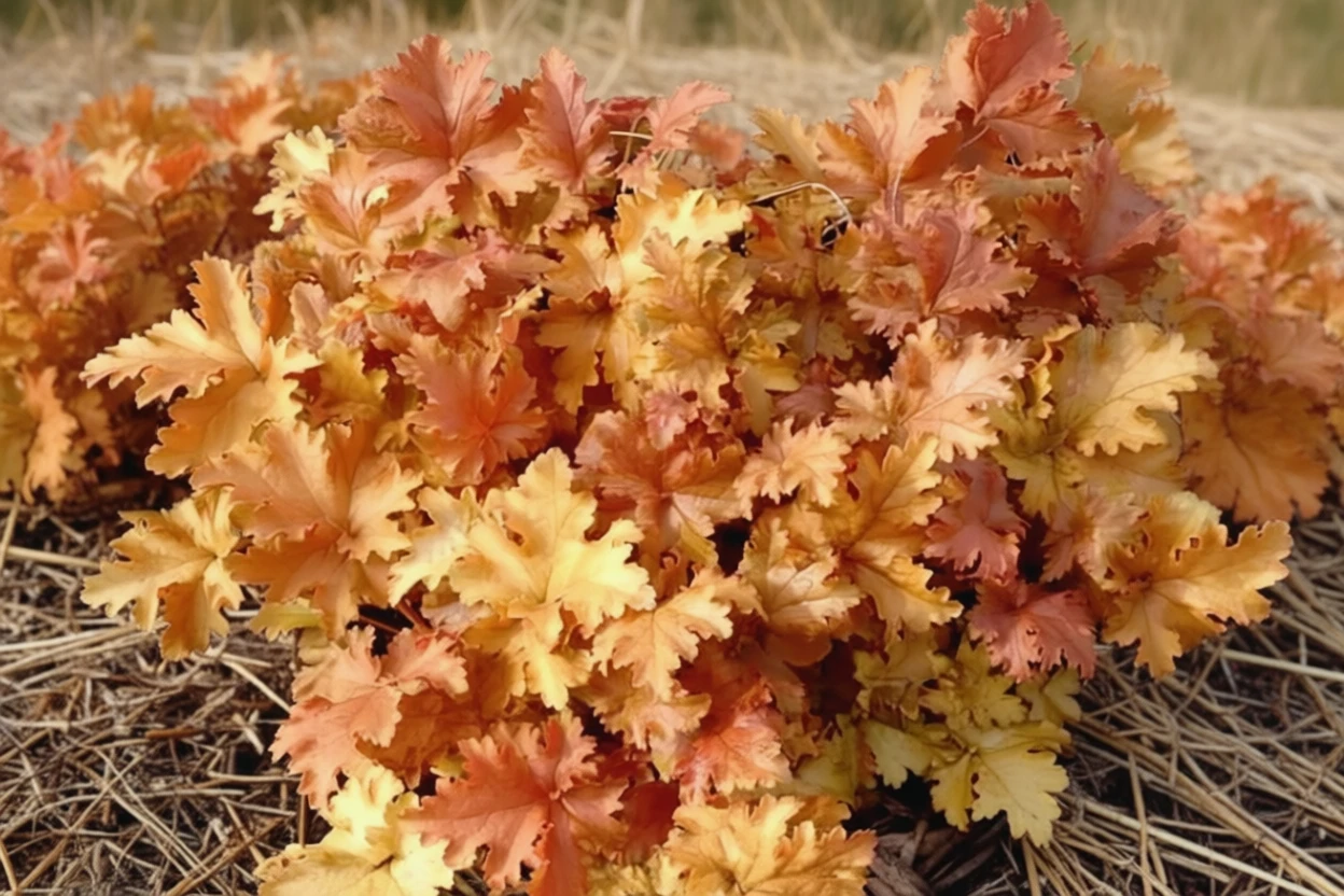 Гейхера Ембер Вейвз / Heuchera Amber Waves