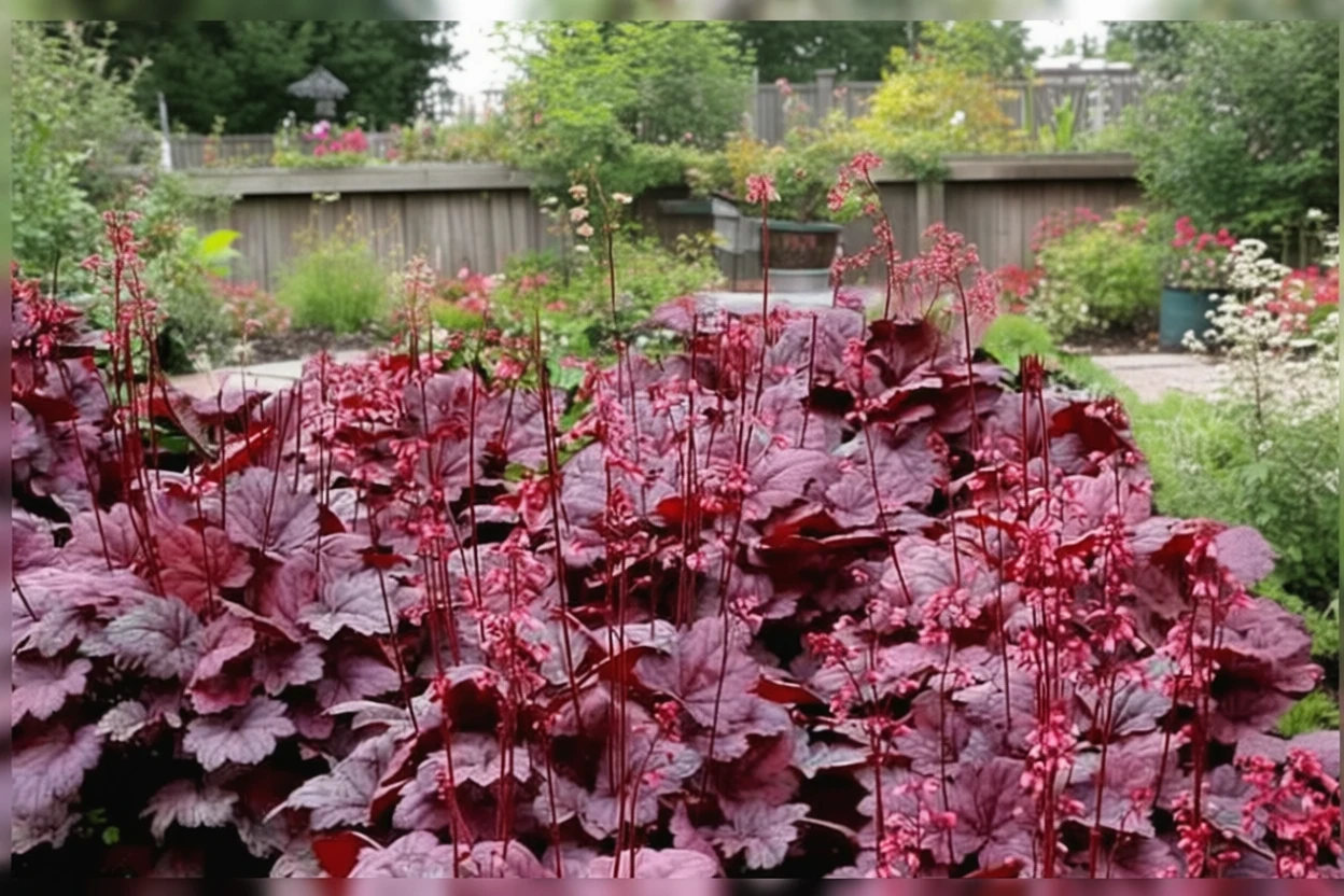 Гейхера Грейп Сода / Heuchera Grape Soda