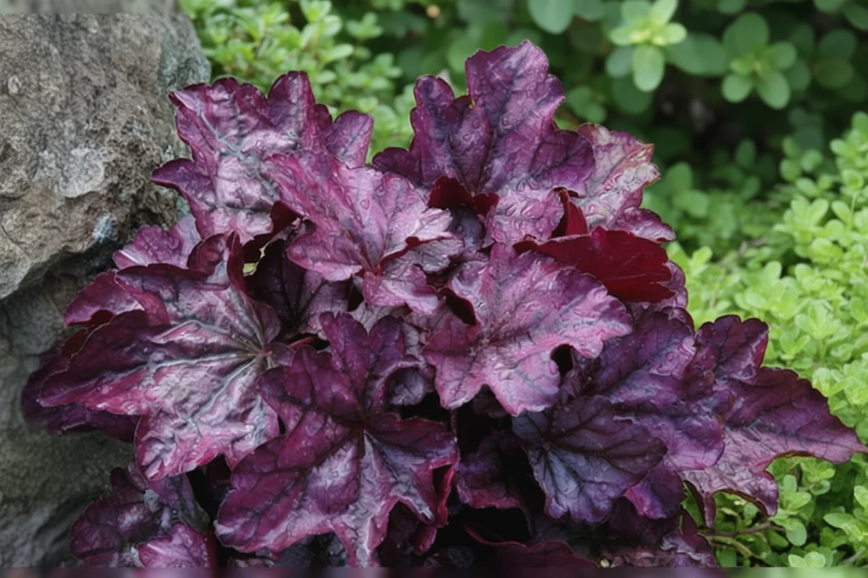 Гейхера Плам Рояль / Heuchera Plum Royale
