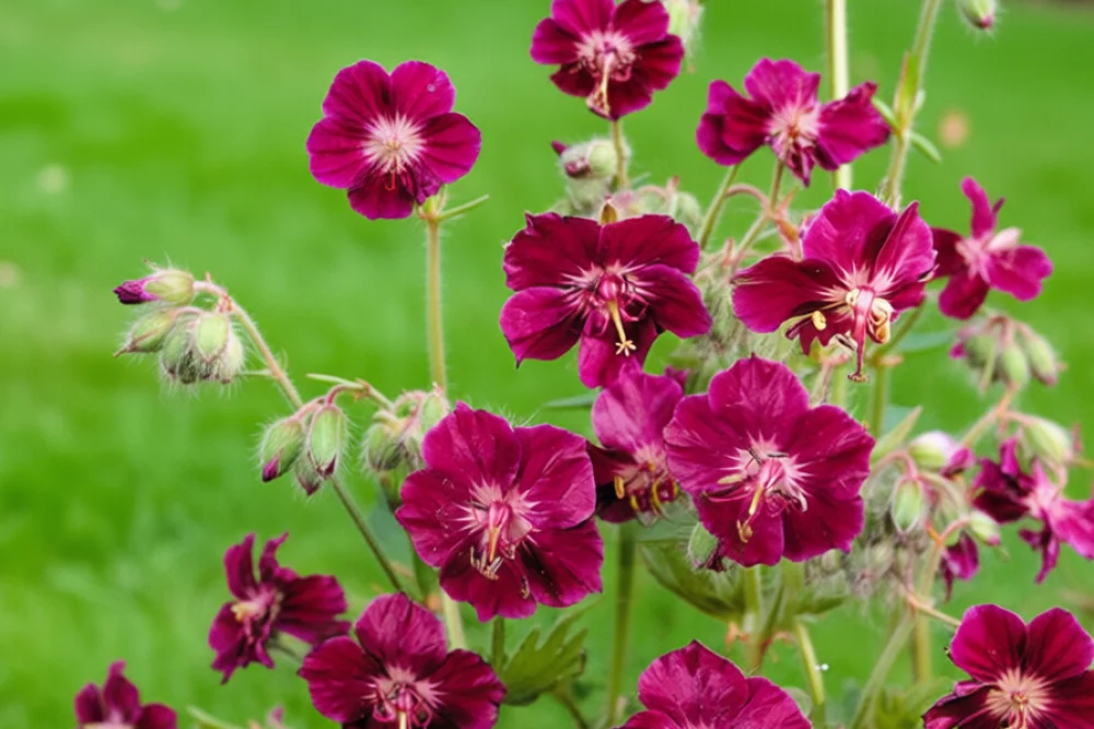 Герань Самобор / Geranium phaeum Samobor
