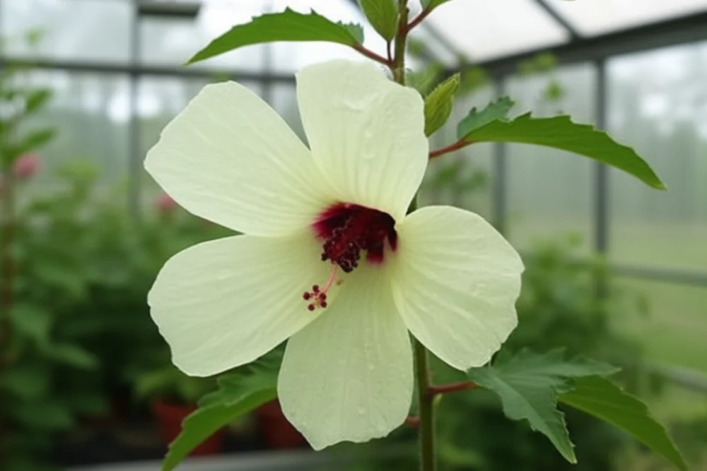Гібіскус акулеатус / Hibiscus aculeatus