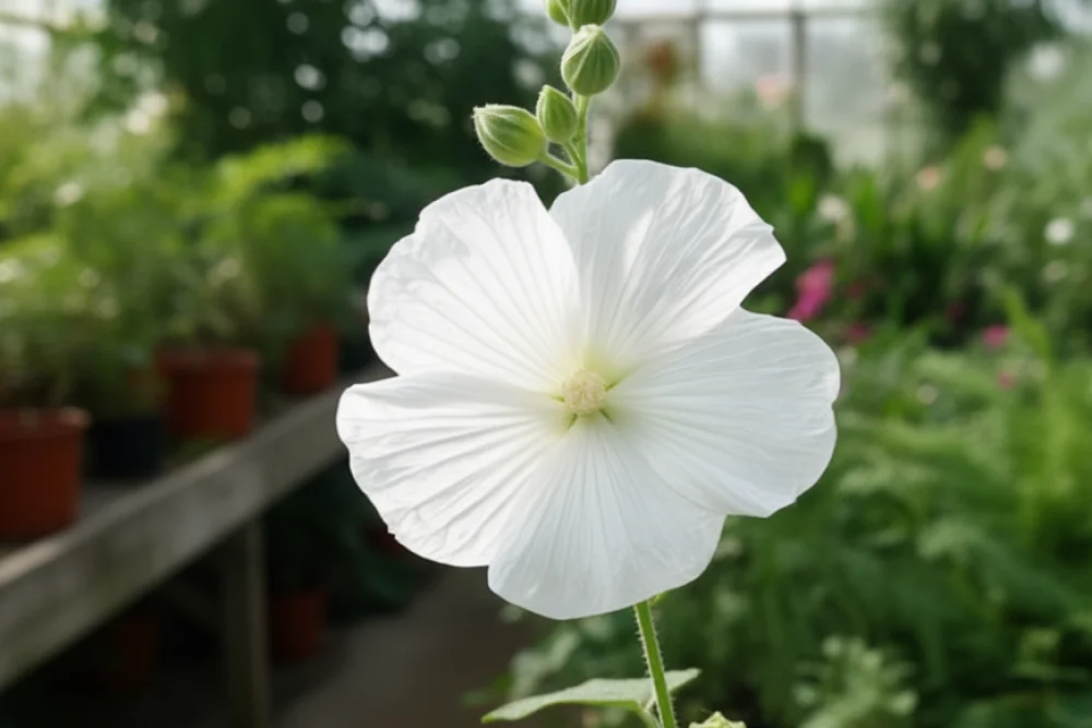 Гібіскус Блу Рівер / Hibiscus moscheutos Blue River II