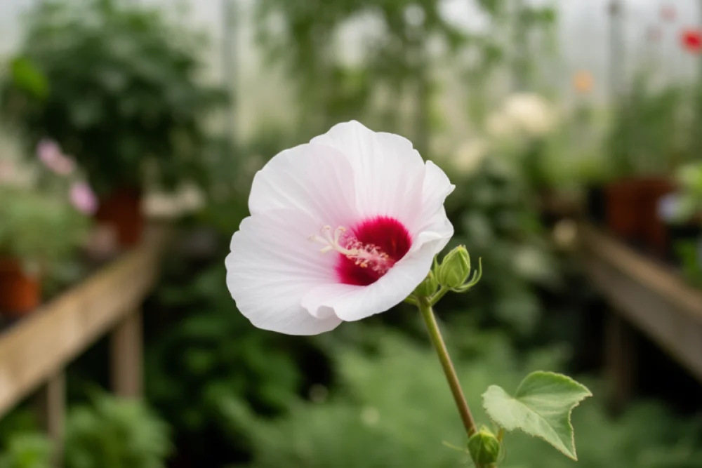 Гібіскус гладкий / Hibiscus laevis