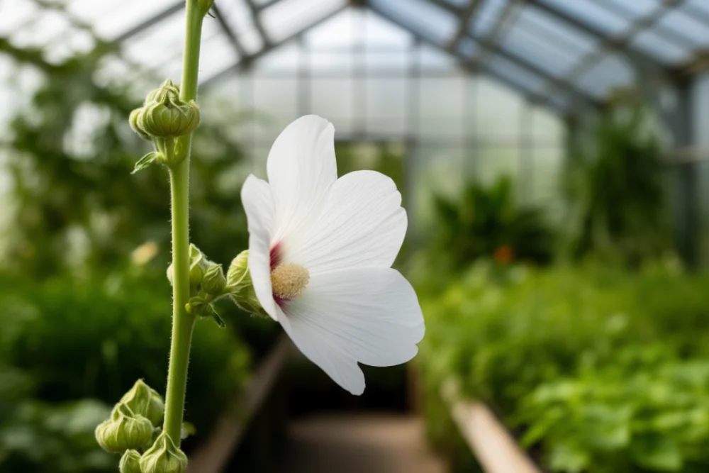 Гібіскус пухнастоплідний / Hibiscus lasiocarpos