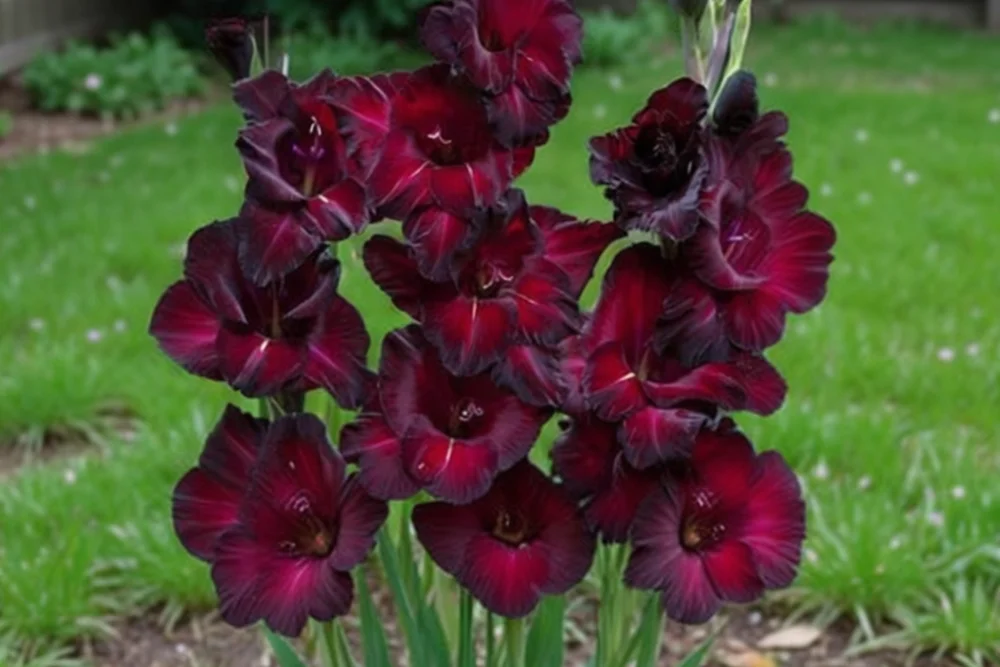 Гладіолус Блек Сюрпрайз / Gladiolus Black Surprise