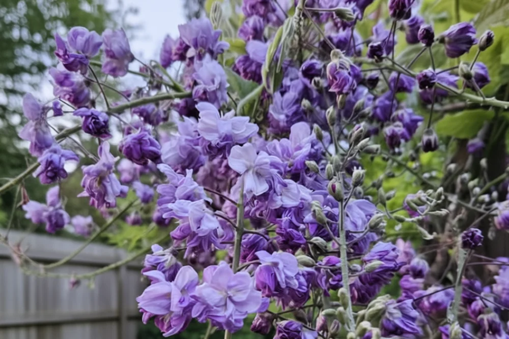 Гліцинія рясноквітуча Віолацеа Плена / Wisteria floribunda Violacea Plena