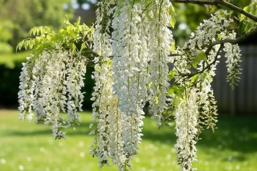 Гліцинія Шіро-Капітан / Wisteria brachybotrys Shiro-Kapitan