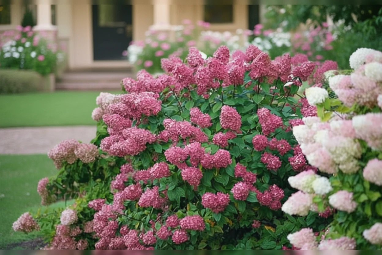 Гортензія волотиста Фаєр Лайт / Hydrangea paniculata Fire Light