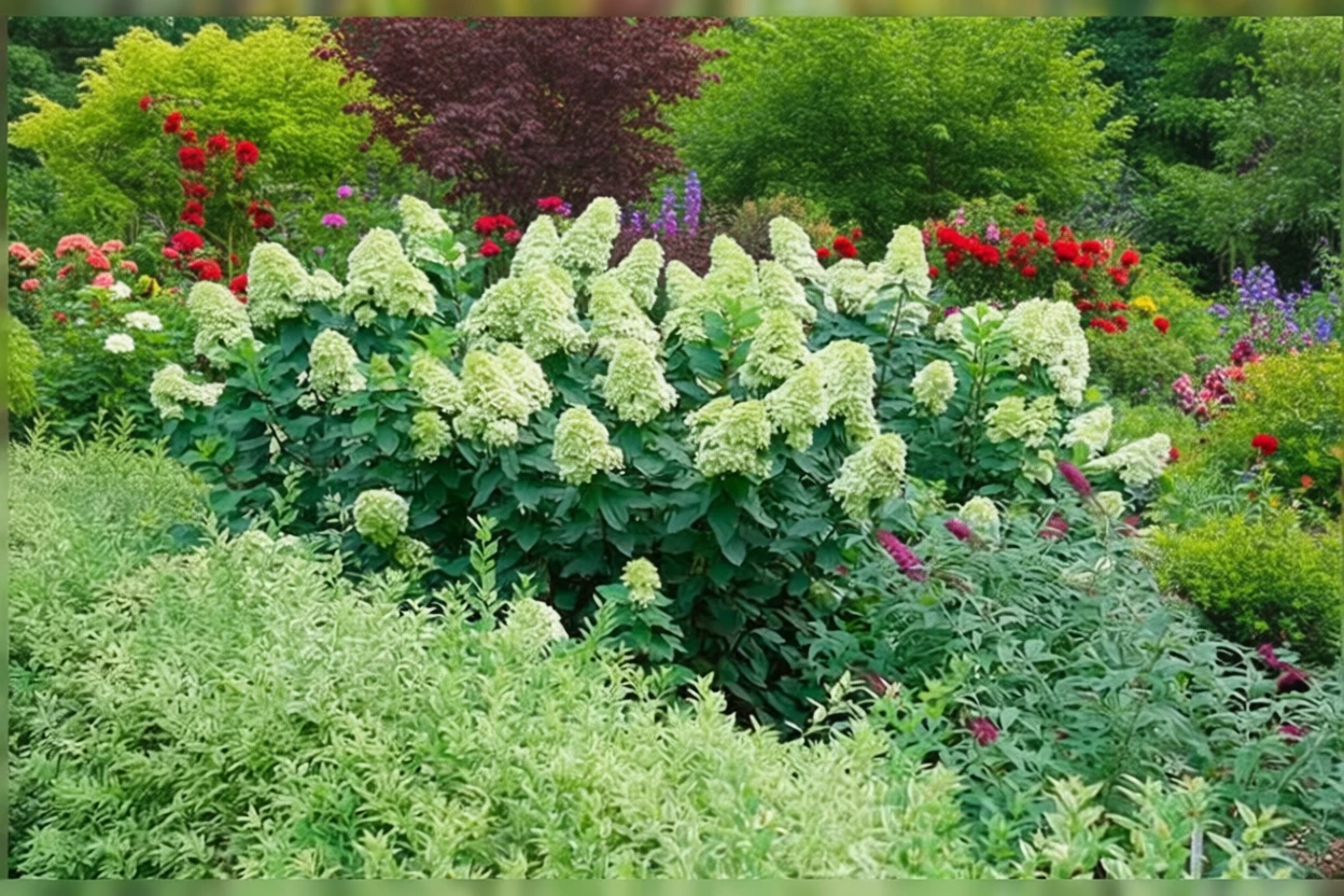 Гортензія волотиста Лаймлайт Прайм / Hydrangea paniculata Limelight Prime