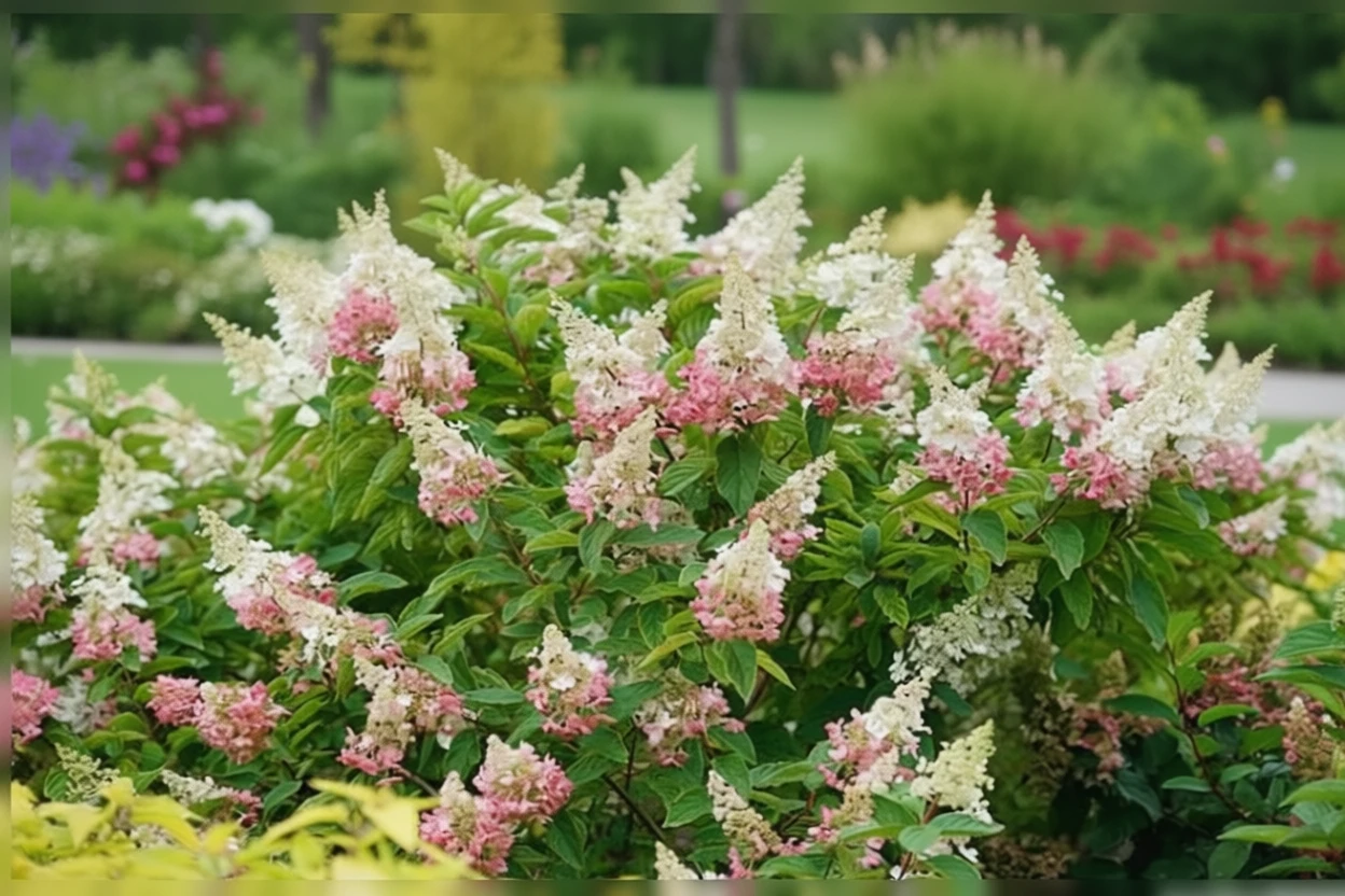 Гортензія волотиста Пінкі Вінкі / Hydrangea paniculata Pinky Winky