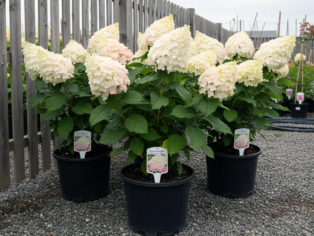 Vanille Fraise hydrangea paniculata / Гортензія волотиста ванілла фрейз