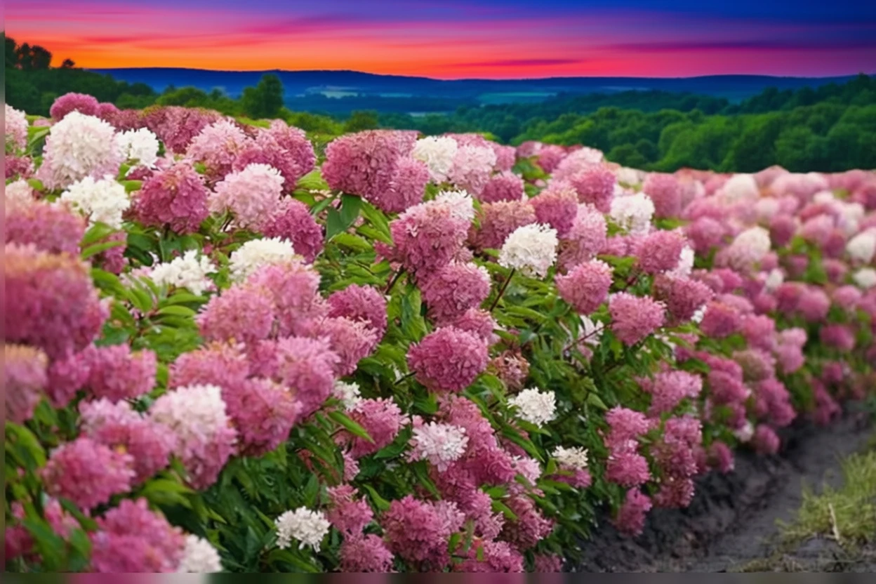 Гортензія волотиста Зінфін Долл / Hydrangea paniculata Zinfin Doll