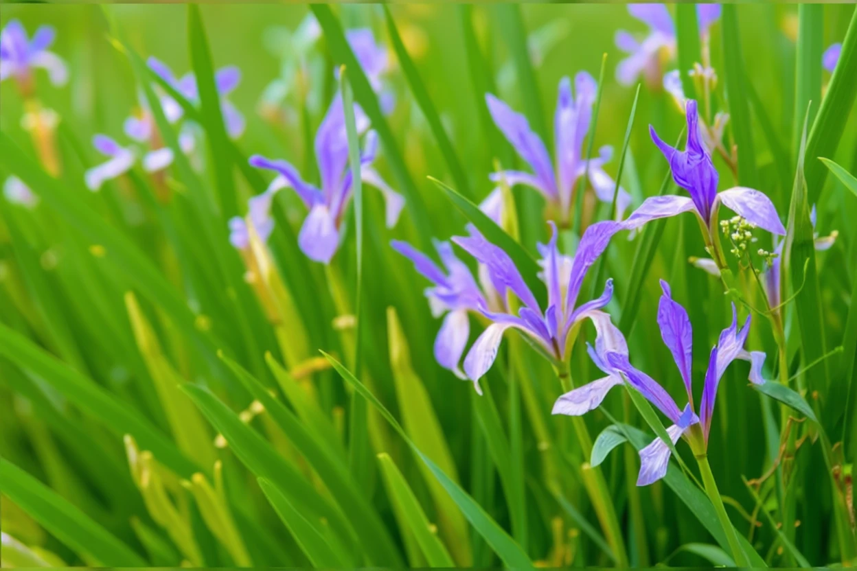 Ірис лактеа / Iris lactea