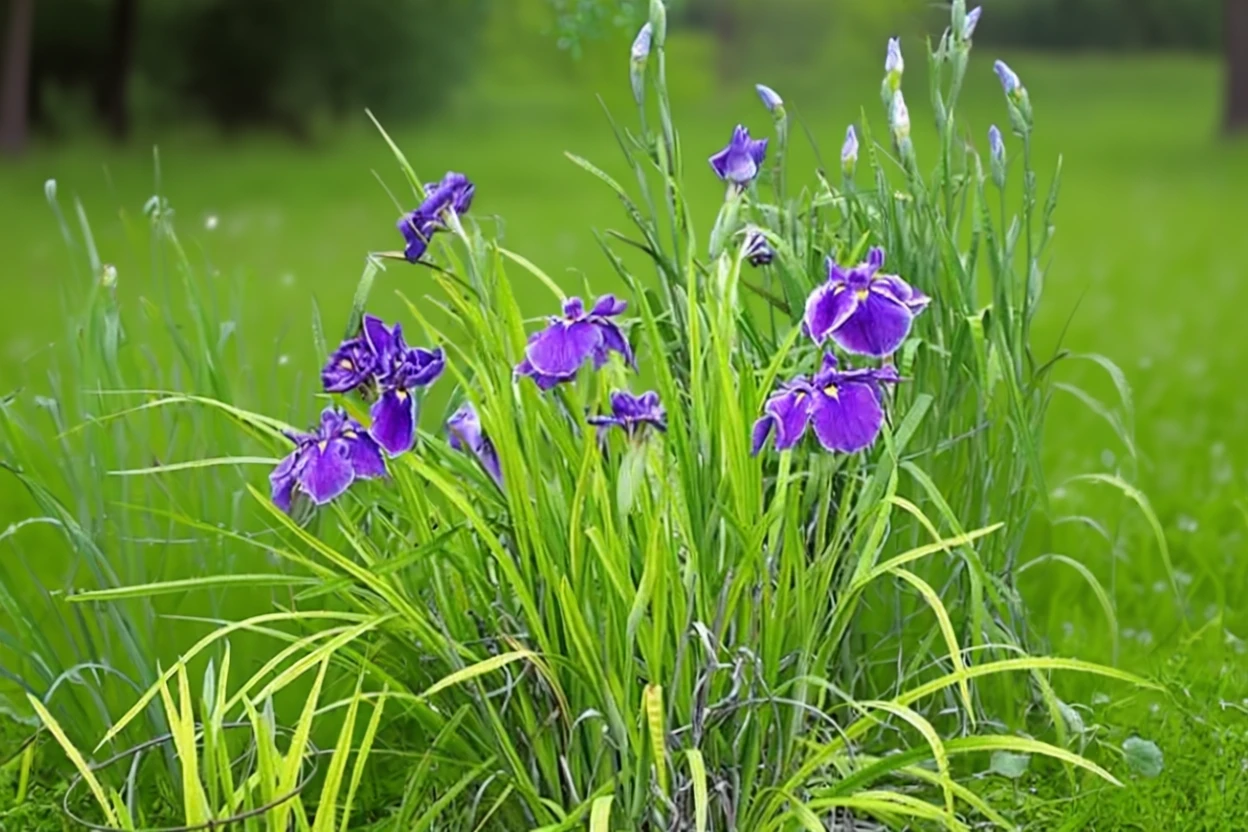 Ірис мечоподібний Кристал Хало