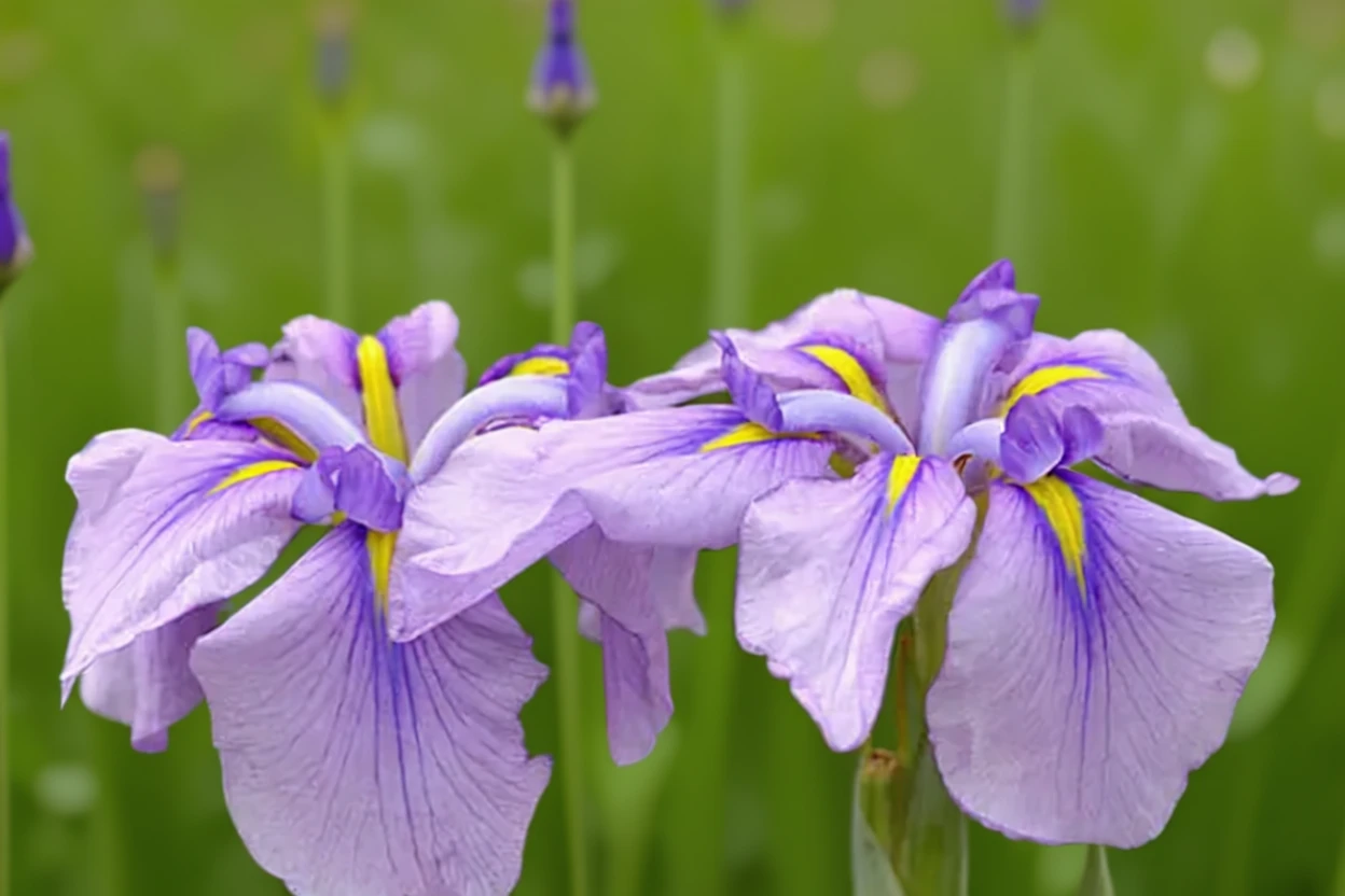 Ірис мечоподібний Меджик Опал / Iris ensata Magic Opal