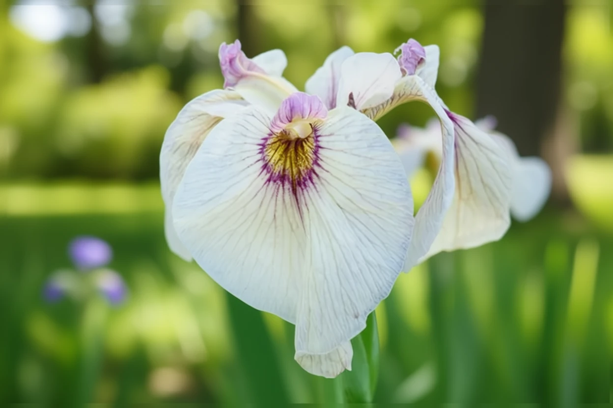 Ірис псевдата Цукійоно / Iris pseudata Tsukiyono