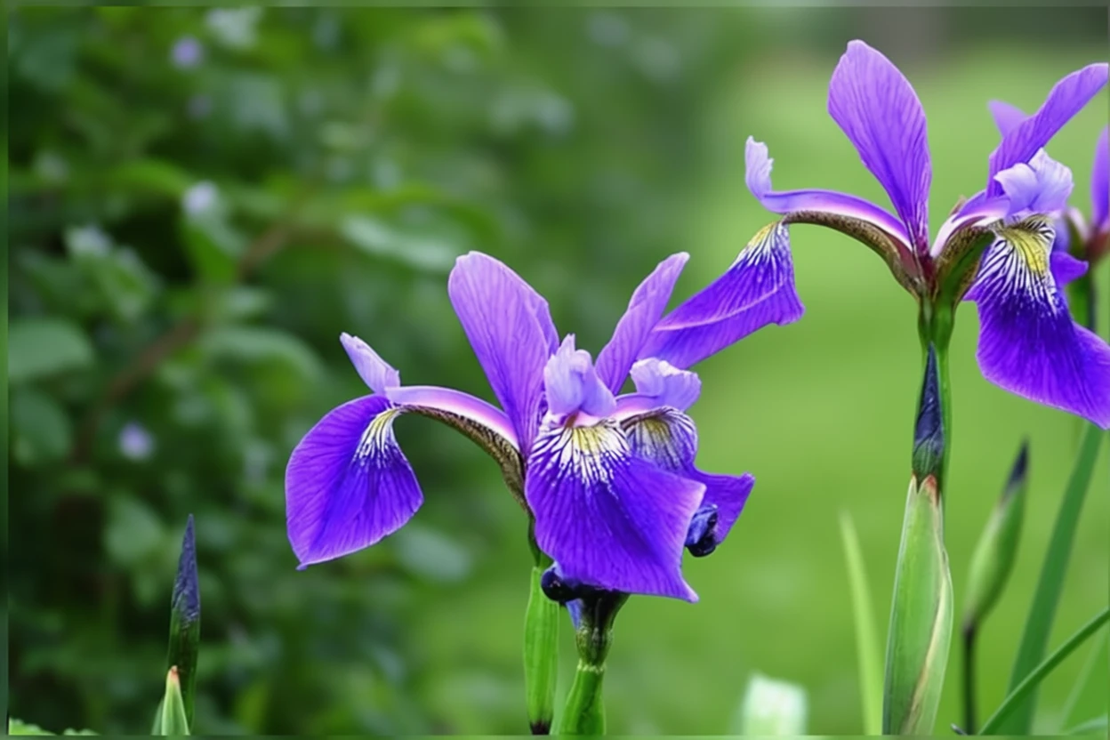 Ірис робуста Джеральд Дарбі / Iris x robusta Gerald Darby