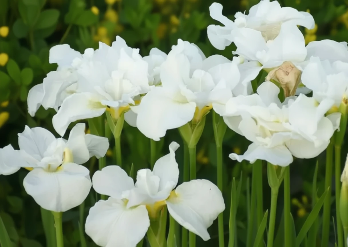 Swans in Flight iris sibirica / Ірис сибірський свонс ін флайт