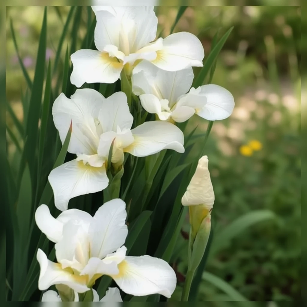 Ірис сибірський Вайт Свірл