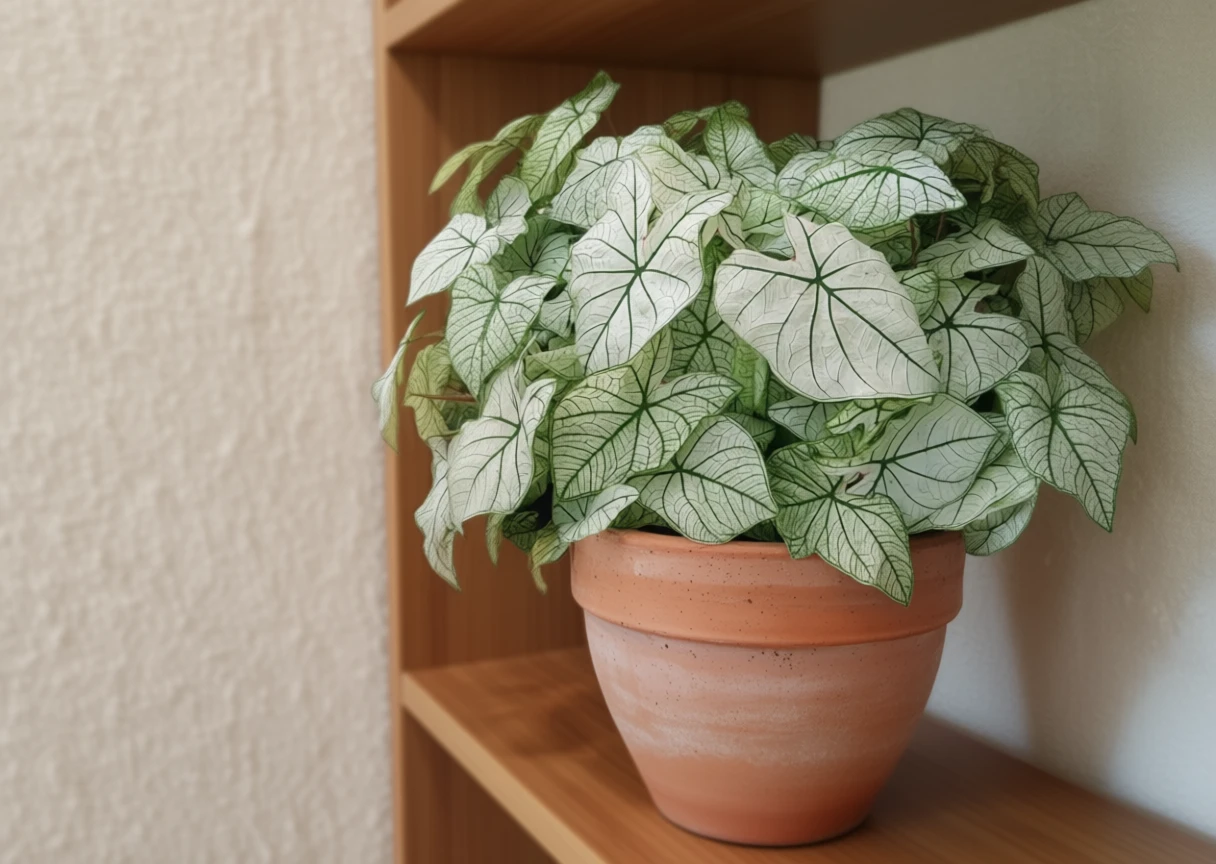 Каладіум Кандідум Джуніор / Caladium Candidum Junior