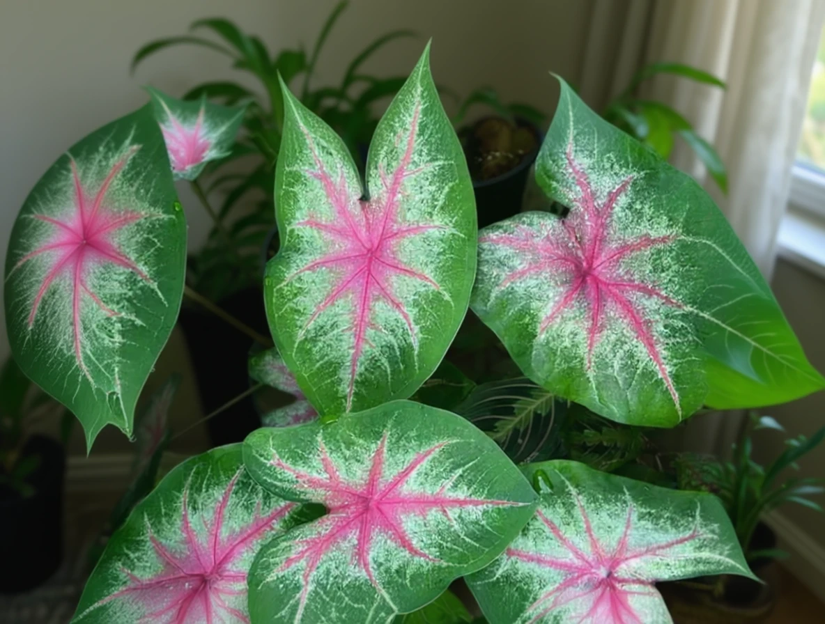 Каладіум Роузбад / Caladium Rosebud