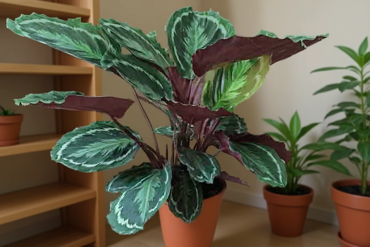 Калатея розеопікта / Calathea roseopicta
