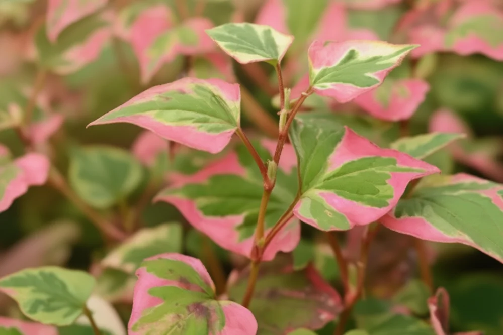 Хауттюйнія серцеподібна Хамелеон / Houttuynia cordata Chameleon