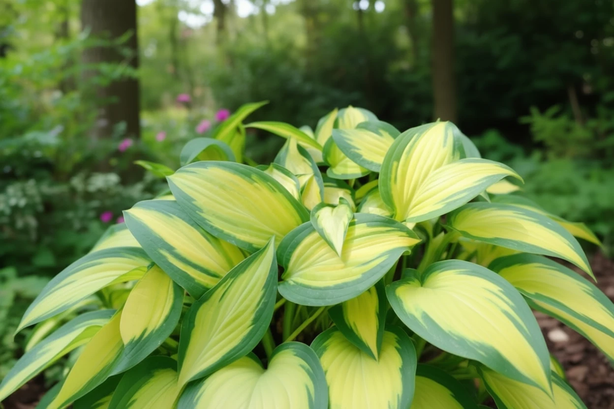 Хоста Оранж Мармелад / Hosta Orange Marmalade