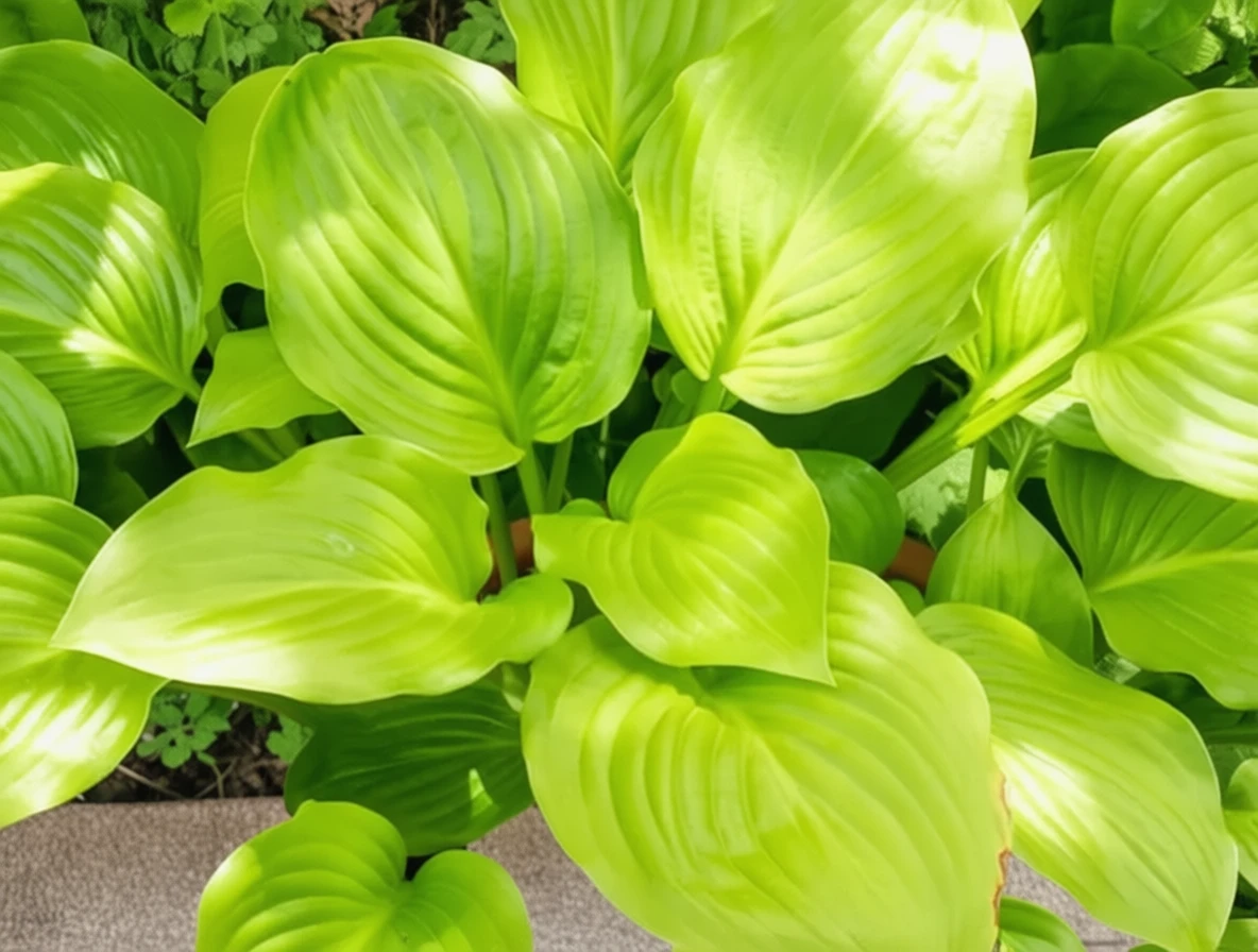 Хоста подорожникова / Hosta plantaginea