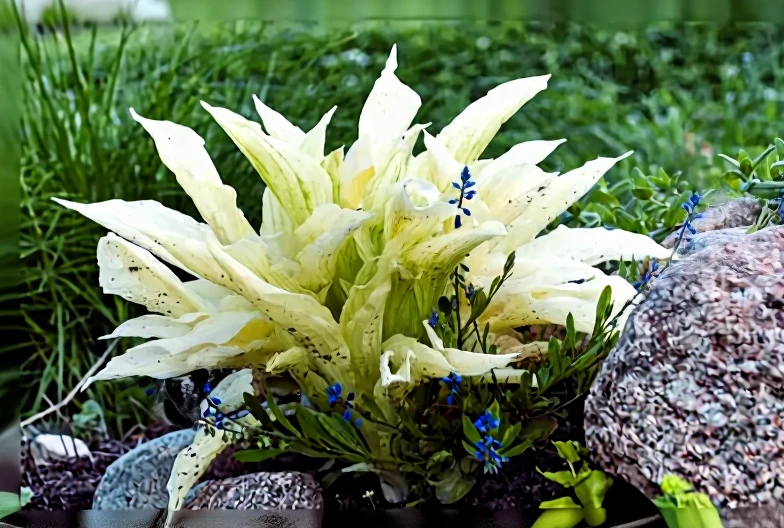 Хоста Вайт Фезер / Hosta White Feather