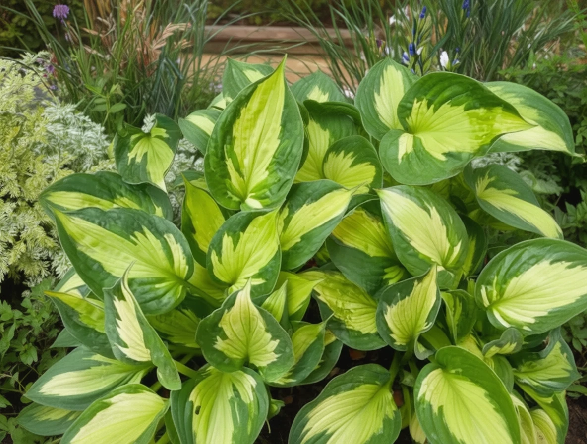 Хоста Вірлвінд / Hosta Whirlwind