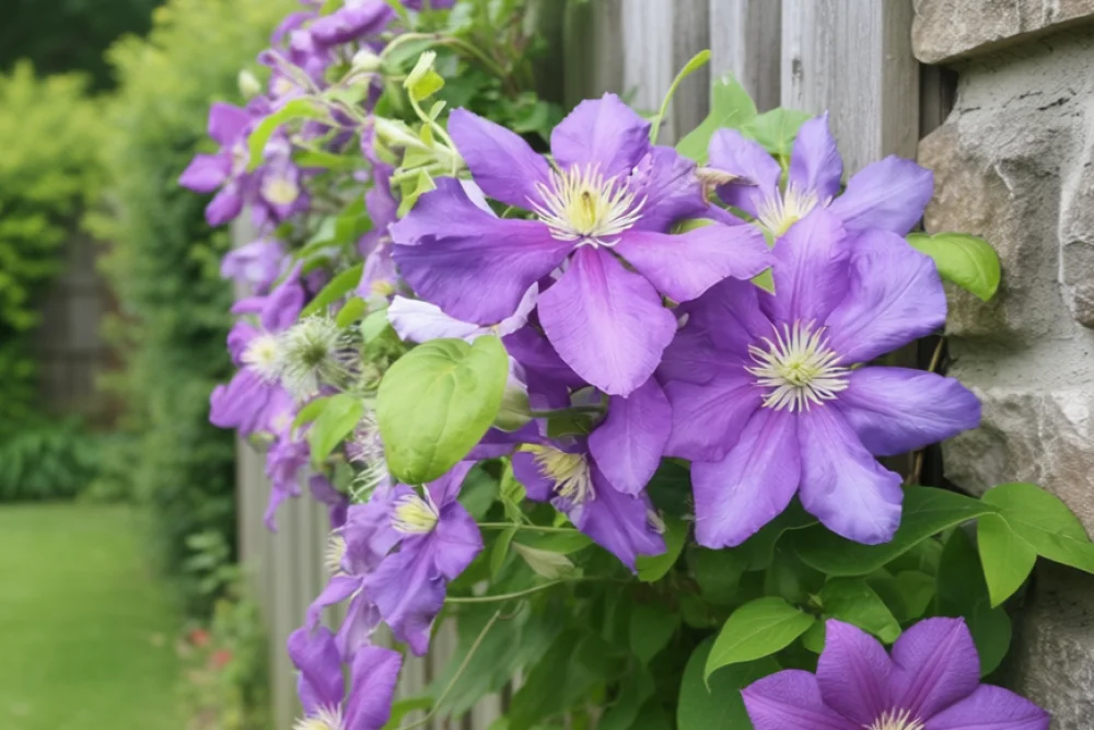 Клематіс Генерал Сікорський / Clematis General Sikorski