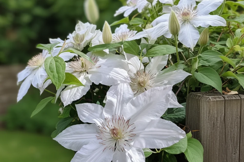 Хайд Холл Клематіс / Clematis Hyde Hall
