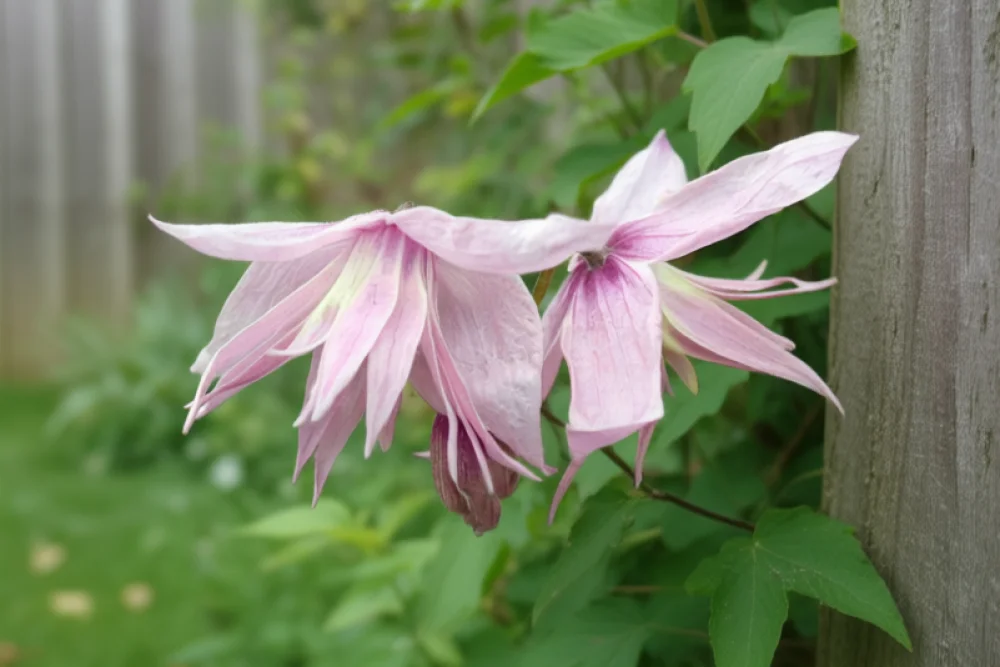 Клематіс Маркхамс Пінк / Clematis Markham’s Pink