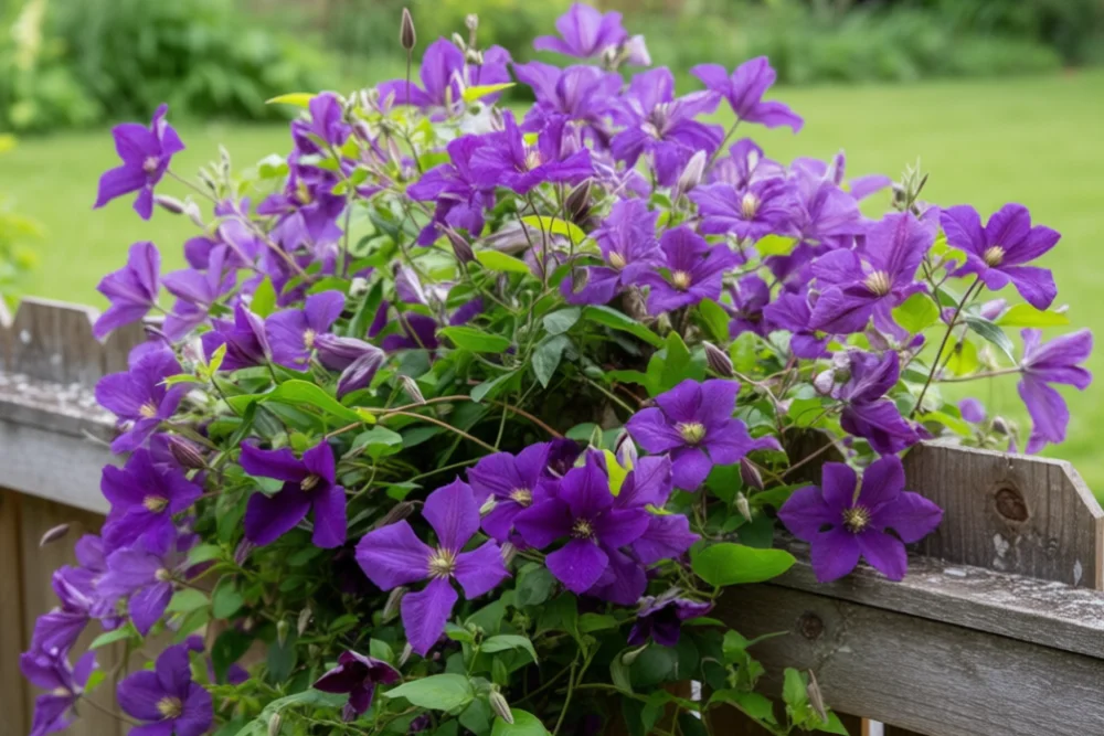 Клематіс Поліш Спіріт / Clematis Polish Spirit