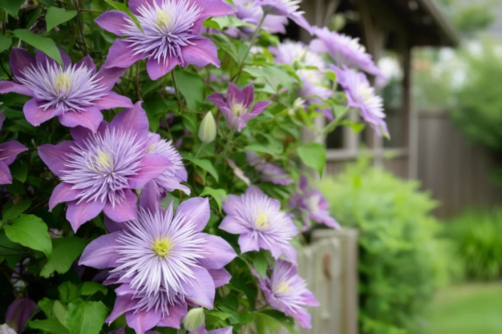 Клематіс Кристал Фонтан / Clematis Crystal Fountain