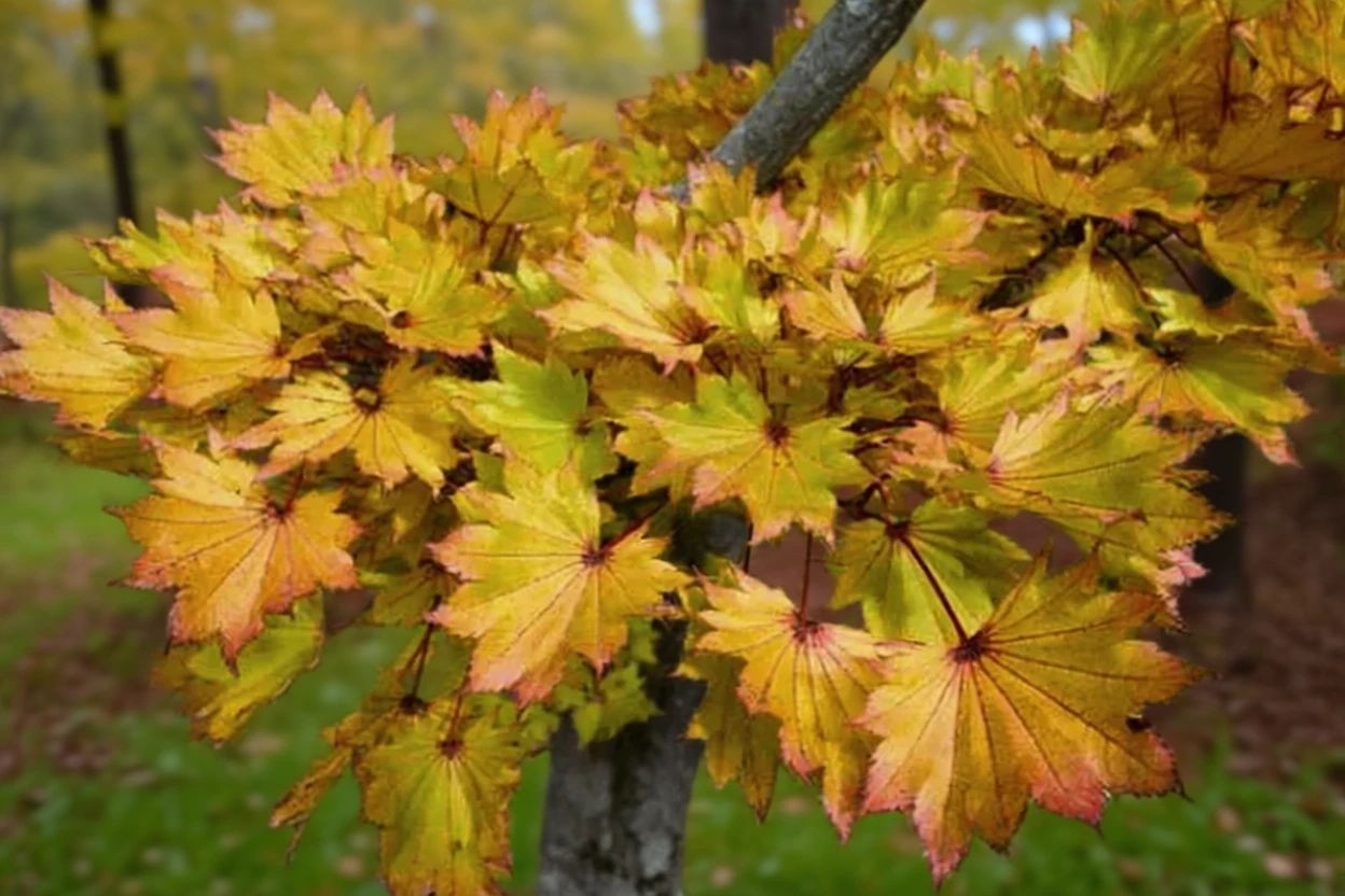Клен японський Шірасави Ауреум