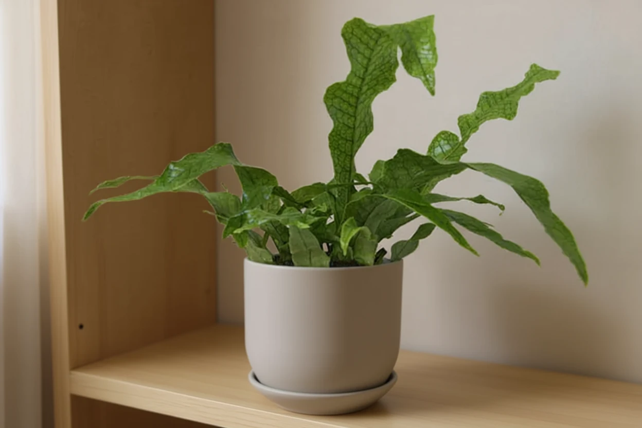 Крокодиляча папороть / Microsorum musifolium