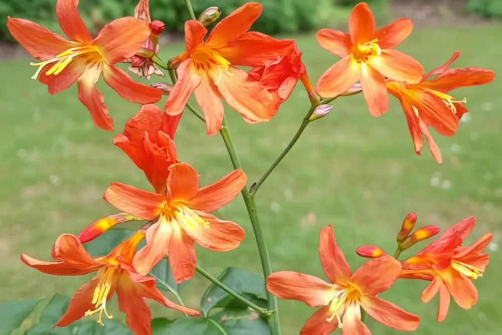 Крокосмія Кармін Бріліант / Crocosmia x crocosmiiflora Carmin Brilliant
