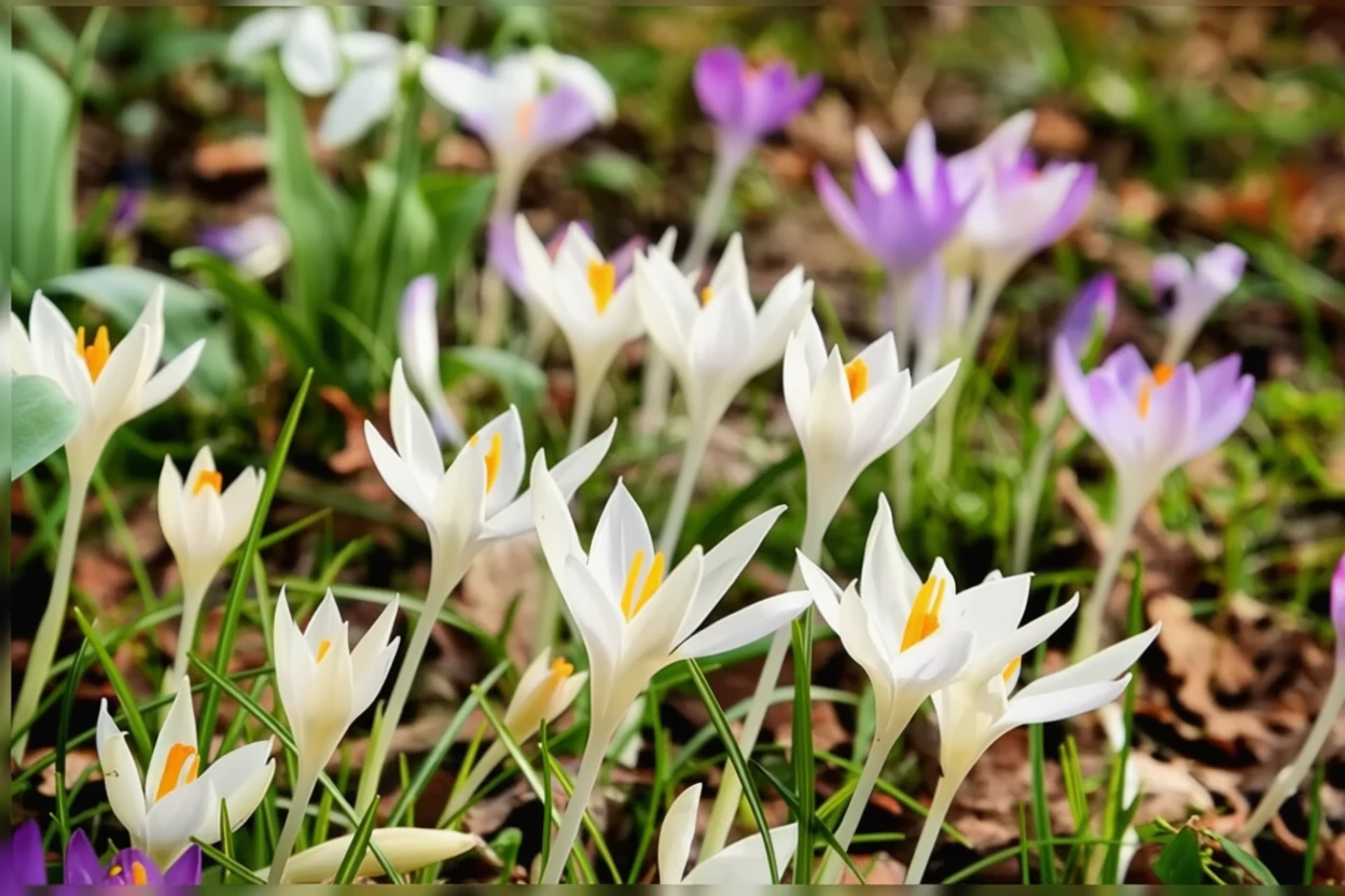 Крокус Томазіні Альбус