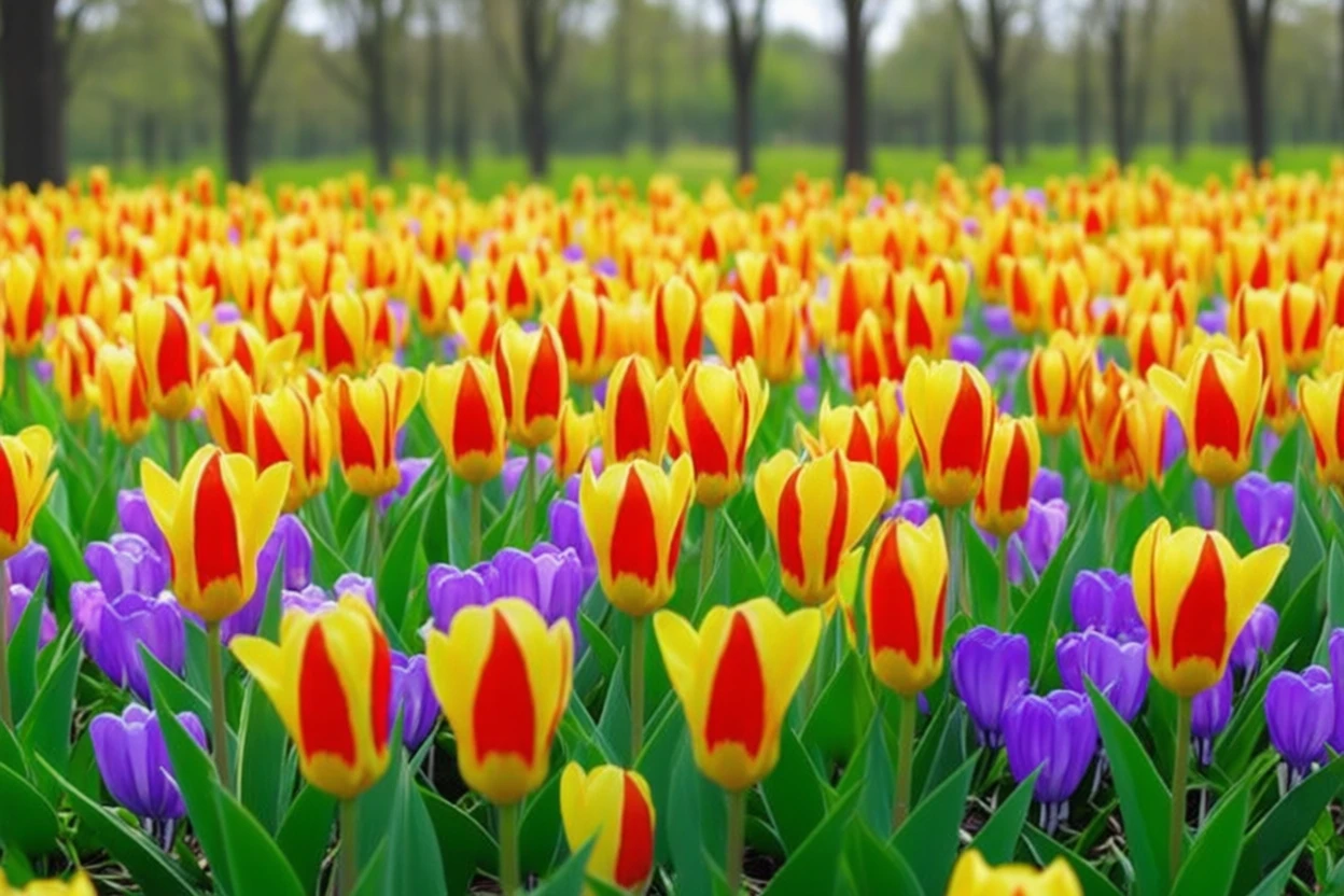 Крокус весняний Ремембранс