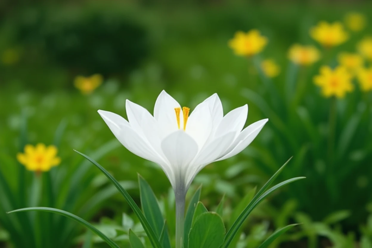 Крокус весняний Жанна д’Арк / Crocus vernus Jeanne d’Arc