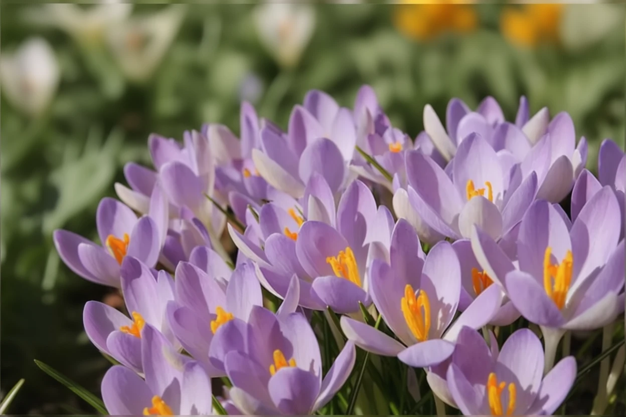 Крокус Зібера Вайлет Квін / Crocus sieberi Violet Queen