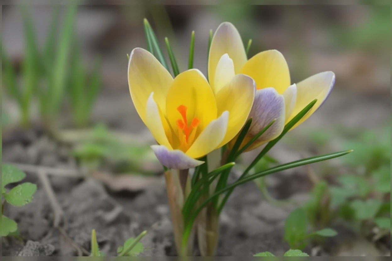 Крокус золотистий Едванс / Crocus chrysanthus Advance