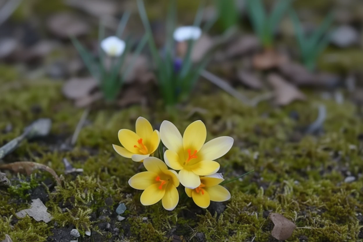 Крокус золотистий Едванс