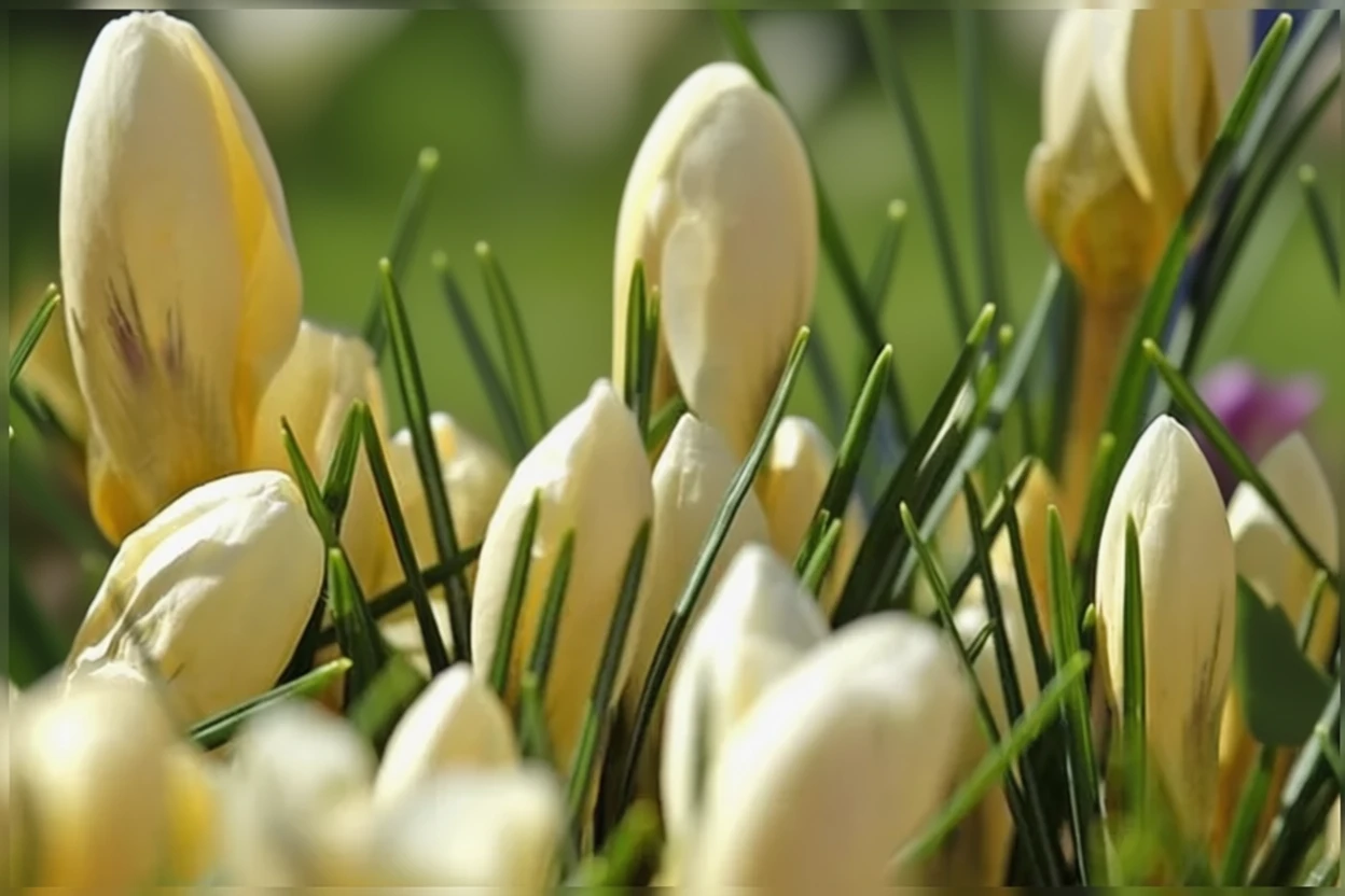 Крокус золотистий Сноу Бантінг