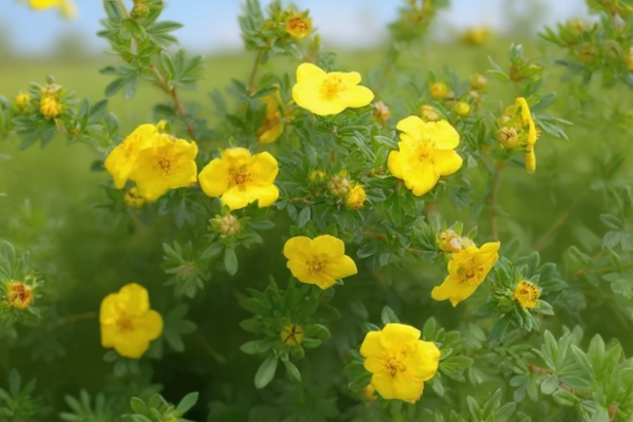 Кущовий перстач / Potentilla fruticosa