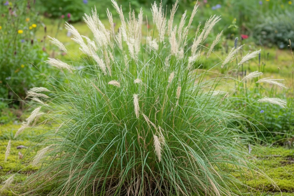 Міскантус Якусіма Дварф / Miscanthus sinensis Yakushima Dwarf