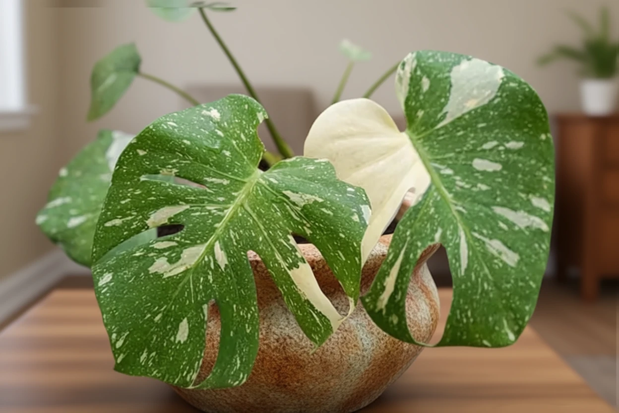 Монстера варієгатна Тай Констелейшн / Monstera deliciosa Thai Constellation