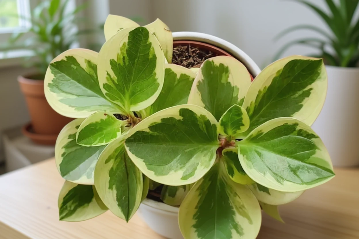 Пеперомія туполиста Варієгата